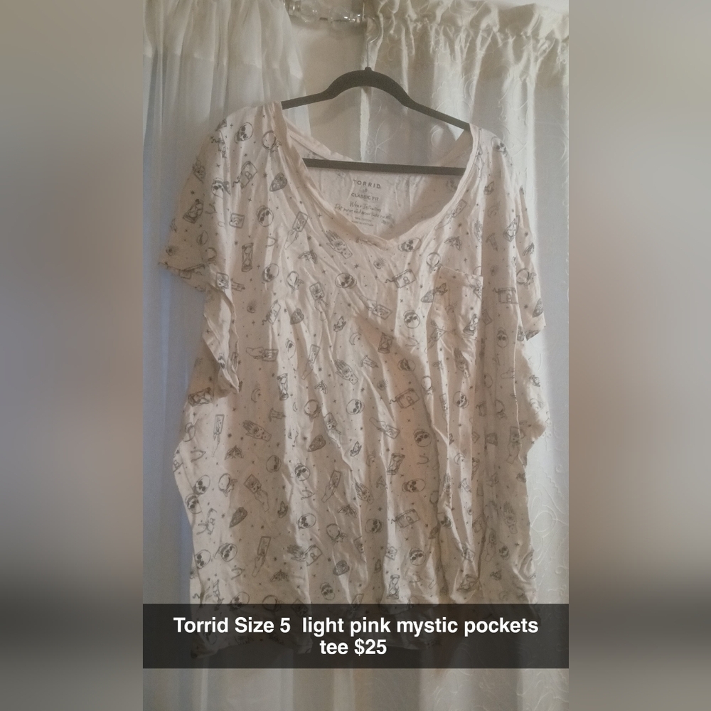 Torrid Soft Pink Graphic Tee